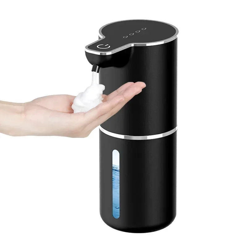Automatic soap dispenser noncontact foam soap dispenser 380ml USB rechargeable adjustable foam suitable for kitchen and bathroom