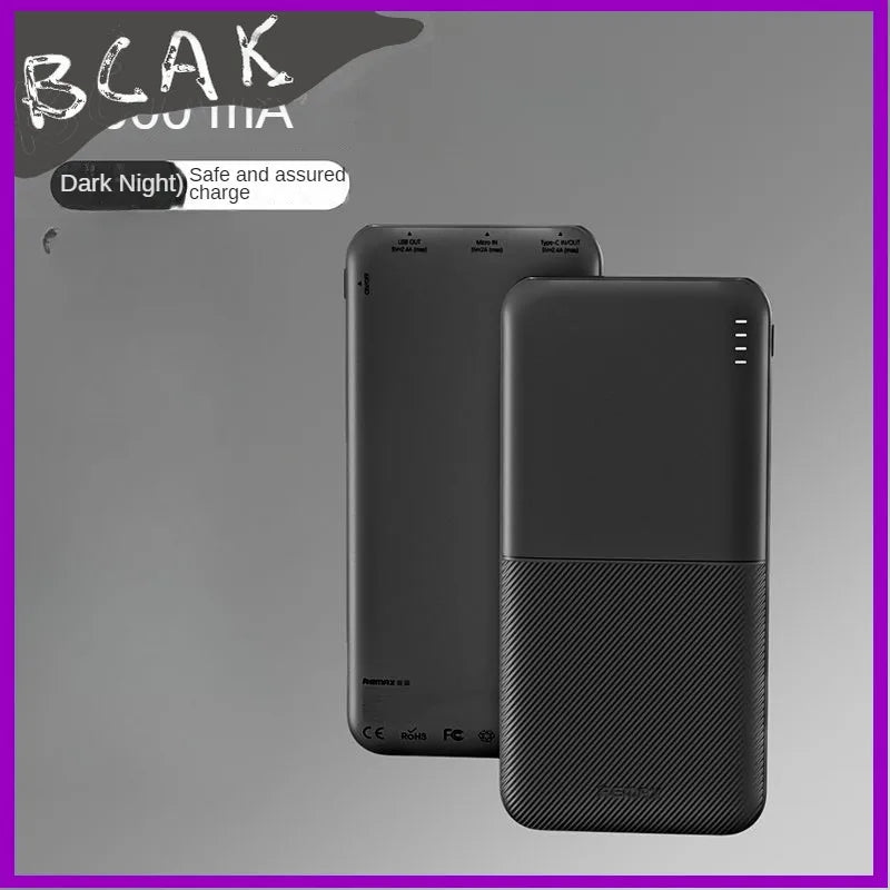 New Style Power Bank 20000mAh 10,000 Large Capacity Durable Fast Charging Mobile New Style Power Supply BCAK
