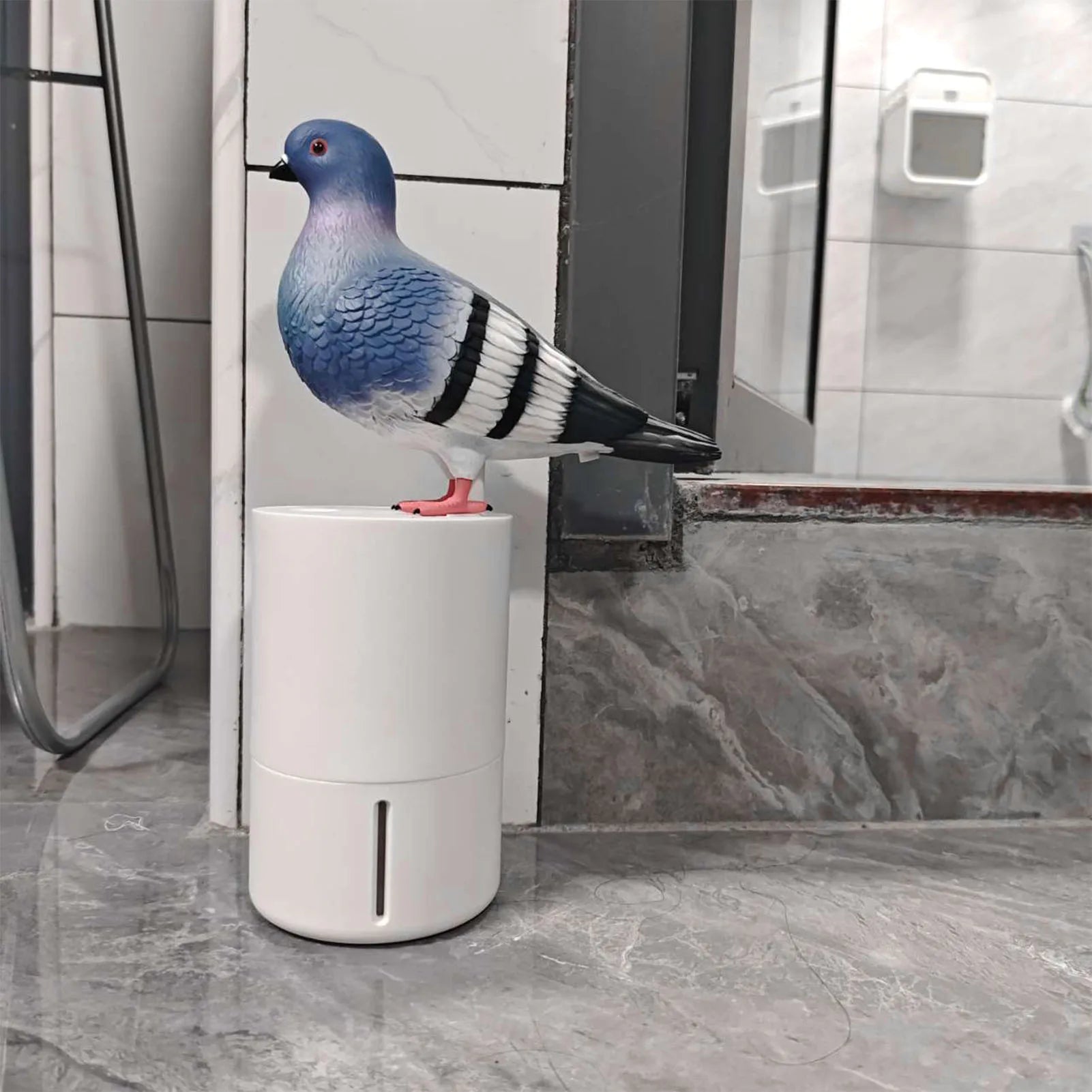 Automatic Foaming Hand Soap Dispenser Creative Blue Bird Touchless Induction Soap Dispenser ABS Refillable for Kitchen Bathroom