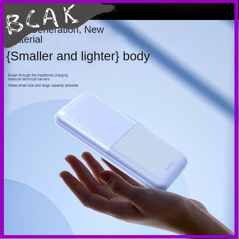 New Style Power Bank 20000mAh 10,000 Large Capacity Durable Fast Charging Mobile New Style Power Supply BCAK
