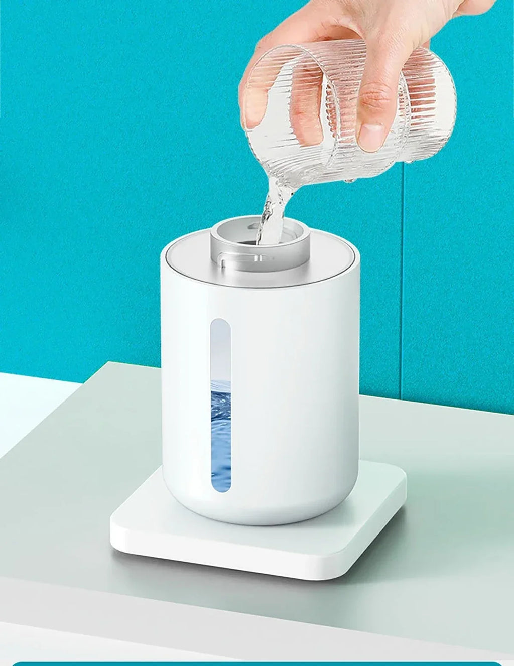 Automatic soap dispenser noncontact foam soap dispenser 380ml USB rechargeable adjustable foam suitable for kitchen and bathroom